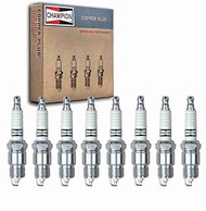 8 pc Champion Copper Plus Spark Plugs compatible with Ford F-150 5.0L 5.8L 7.5L V8 1975-1996