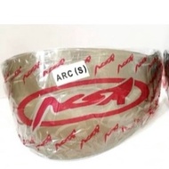 HELMET VISOR ARC 3/4 SMOKE