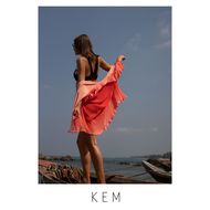 Kemissara Ombre Shirt - Red