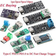 ZY12PDN Type-C USB-C PD2.0 PD3.0 to DC Fast Quick Charger Charging Trigger Polling Decoy Board Modul