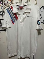 BMW +puma polo衫，男、繡布BMW logo，Size44/46,肩46、胸50、長66公分