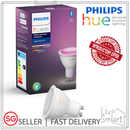 Philips Hue GU10 colour ambiance LED bulb, latest Bluetooth option [Import set]