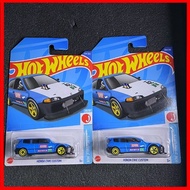 Hot Wheels Honda Civic EG Custom Blue First Edition 2022 JDM J-Import Hotwheels Civic EG Type R Diec