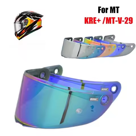 KRE PLUS Motorcycle Helmet Visor for MT V 29 KRE+ helmet lens glass Replacement Shield UV protection
