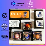 Keycap/Artisan resin Planets/Planets in the solar system premium SA profile