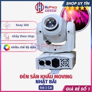 Đèn Sân Khấu Moving Mini Nhật Bãi 80W – Xoay 360 Độ Nháy Theo Nhạc Laser 8 Màu Karaoke Sự Kiện - H2p