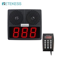 Retekess TD101 Pager Wireless Calling System Restaurant Pager System Queue Loud Speakers 1 3-Number