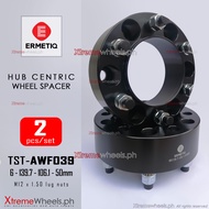 2pcs Toyota Hilux J E G V GRS Conquest 2005 to 2025 50mm 6.139.7 106.1 with Centric Hub Wheel Spacer