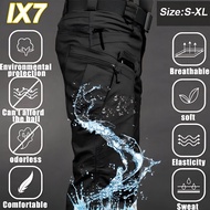 Men IX7 IX9 Tactical Cargo Pants Waterproof Ripstop Quick Dry Stretch Outdoor Hiking Work Trousers M