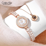 ColevKie Women's Watch Fake 1-to-10 Bracelet CK Watch Women's Waterproof Women's Watch
