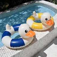 Duck-Shaped Kids Swim Ring Suitable for 5-9 years