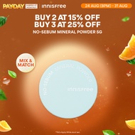 [24 AUG (8PM) - 31 AUG | BUY 2 GET 15% OFF | BUY 3 GET 25% OFF]  INNISFREE No-Sebum Mineral Powder 5