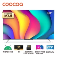 COOCAA 50S6G PRO MAX 50 INCH SMART ANDROID 11 UHD 4K DIGITAL NEW