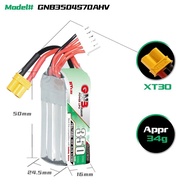 ส่งฟรี GNB 4s 300mah - 1100mah 80C 100C 120C Gaoneng แบต LiPo Battery XT30 XT60 HV แบตเตอรี่ แบต อุป