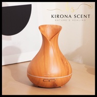 [6.6 SALES] Aroma Diffuser Ultrasonic Humidifier 7 Led Lights 500ML Large Capacity Light Wood