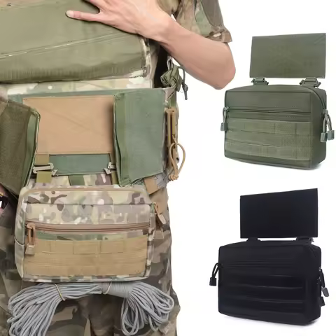 Utility Tactical Vest Dangler Drop Pouch Abdominal Dump Drop Pouch Fanny Pack for JPC/CPC/LBT/D3CR/M