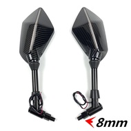 Phổ 10 mét xe máy với LED ánh sáng gương chiếu hậu Rear View gương nhà ở Side gương cho BMW R1200GS