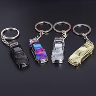 ((Xiaojia Garage) Seeker 1/87 Alloy Car Model, Nissan GTR34 Plating Color Hanging Chain Key Ring