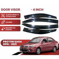 Proton  Saga  VVT  Door Visor 2016-2023  Window Door Visor Air Press