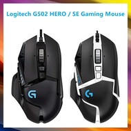 Logitech G502 HERO / SE High Performance Wired Gaming Mouse, HERO 25K Sensor, 25,600 DPI, RGB, Adjustable Weights, 11 Programmable Buttons, On-Board Memory, PC/Mac เมาส์เกมมิ่งมีสาย ประสิทธิภาพสูง เซนเซอร์ HERO 25K 25,600 DPI RGB ปรับน้ําหนักได้