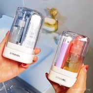 Mini Travel Set Portable Compact 3-in-1 with Toothpaste and Toothbrush for Students Small Toothbrush