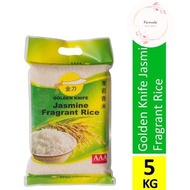 Golden Knife AAA Jasmine Fragrant Rice 5kg