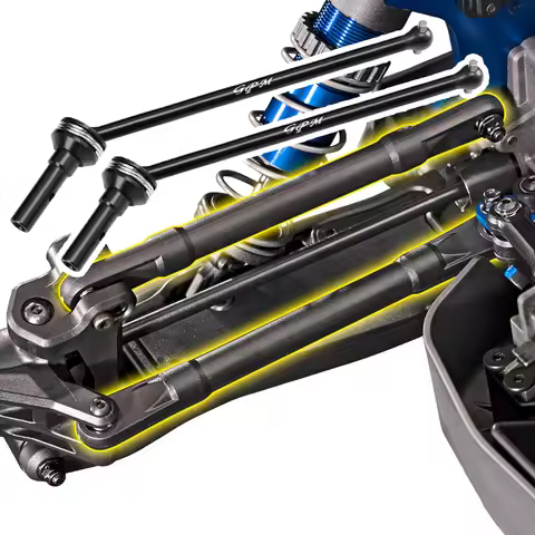 GPM for Traxxas 1/8 4WD Sledge 6S 95076-4 Monster Truck RC Cars Metal Steel Front Rear CVD Drive Sha