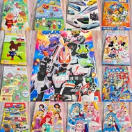 [77 Japan Daigou] Coloring Book Painting Pokémon Kamen Rider tomica Pretty Cure Thomas The Train Paw