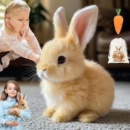 Bunny - Easter My Realistic Bunny Toy, Interactive Bunny Realistic Bunny - Jumping, Twitching, and S