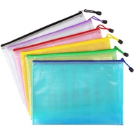 A4 /B4 Size File Bag Zipper Zip File (Single Pocket) Folder Document Bag Office School Tuition Bag F