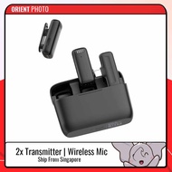 ULANZI J12 Wireless Lavalier Microphone System for Mobile Phone IOS Lightning Android Type-C Live St