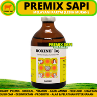 ROXINE INJ 100ML ROXINE 50ML SANBE - Obat Hewan Antibakteri Pernafasan Ternak Sapi Ayam Unggas Babi
