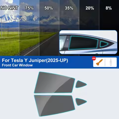 For Tesla Model Y 2025 2026 Juniper Pre-Cut Car Window Privacy Tint Auto Sticker Foils Sunscreen Car