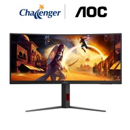 AOC 34" CU34G4 Curved Gaming Monitor CRV FAST VA WQHD 180Hz 0.5MS 2H1DP HAS/S