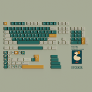 Keycaps Cherry Height PBT Heat Sublimation Mechanical Keyboard Personalized Keys Full Set 140pcs อุป