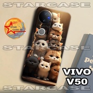 Vivo V50 rubber softcase/s8 cartoon motif VIVO V50/case VIVO V50 casing VIVO V50 silicone/silicon