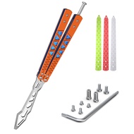 Nabalis G10 Butterfly Balisong Trainer - Folding Knife Unsharpened - Butterfly for Practicing Flippi