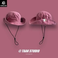 Tt Kaile Stone Plum Color Outdoor Cam g Mountaineering Hiking Big Brimmed Fisherman's Hat Women's