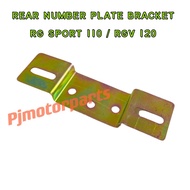 SUZUKI RG SPORT 110 / RG110 / RGV120 / RGV 120 - REAR NUMBER PLATE BRACKET / BELAKANG NOMBER KAKI