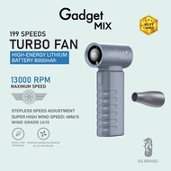 Gadget Mix Diginut CL-90 Ultra199 Speeds Super Strong Power Turbo Fan/Grey