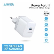 Anker USB C 20W PD Charger PowerPort III nano fast charging