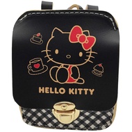 Hello Kitty 凱蒂貓 日式背包零錢包 黑色