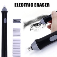 Refillable Electric Eraser School Pencil Eraser Stationery Battery Electronic Eraser
