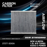 [CARBON] Air Filter NISSAN NEW ALMERA 1.0L TURBO KICKS KICK 5EK0A