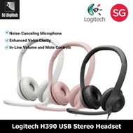 Logitech H390 USB Computer Stereo Headset  (2 Year Logitech Warranty)