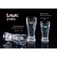 (12oz &amp; 17oz) Lava Plastic Transparent AS Plastic Cup | Tumbler Cup | Plastik Cawan | Cawan Teh Ais Gelas Plastik Mamak