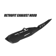 Motorcycle Modified Exhaust Cover Exhaust Muffler Pipe Cover Guard For ZONTES 350D D350 350 D ZT350D