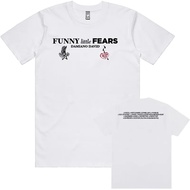 FUNNY Little FEARS Album T-Shirt DAMIANO DAVID Singer Printed Round Neck Soft Fabric Men's Streetwea