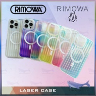 Laser RIMOWA Magnetic  phone case iphone cover for 13 14 15 Pro Max ip cellphone casing boutique case