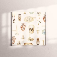 複製畫-Good Old Days | 腦,心臟,骷髏,骨頭,針筒,聽診器, 藥丸